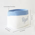Personalized Storage Basket - Medium - Cursive - Blue